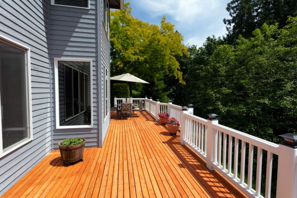Cedar Deck Construction in Placerville